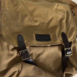 Filson waxed canvas Ranger backpack